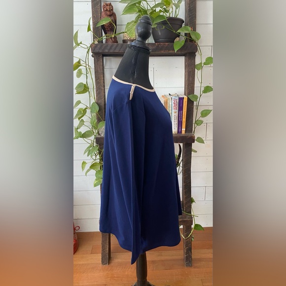 Kim Rogers: Navy Blue and Brown Boat Shirt - Picture 11 of 17